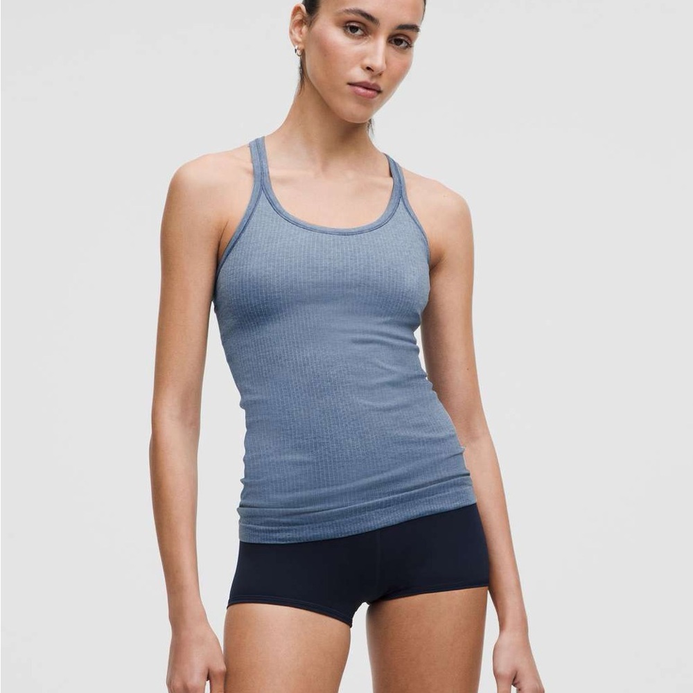 Ebb to Street Tank Top- Washed Denim size 10